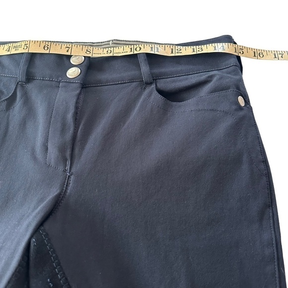 GERSEMI SERI NAVY FULL SEAT RIDING PANTS BREECHES SIZE 38 - Picture 10 of 13